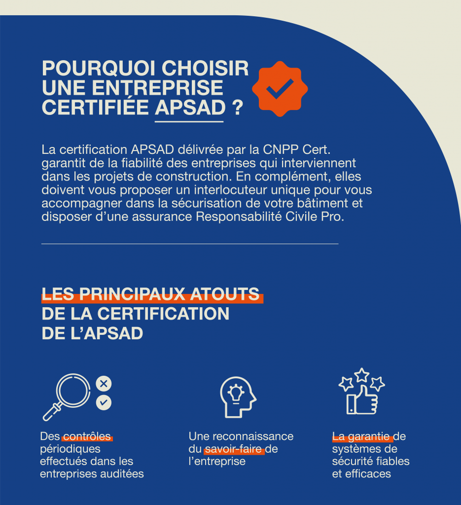 entreprise certifiée APSAD