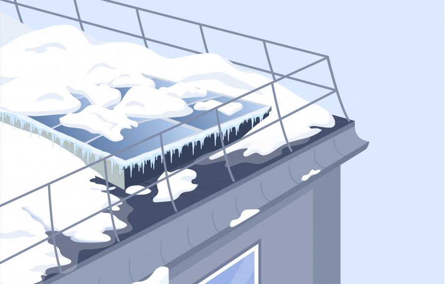 La surcharge de neige sur les toits